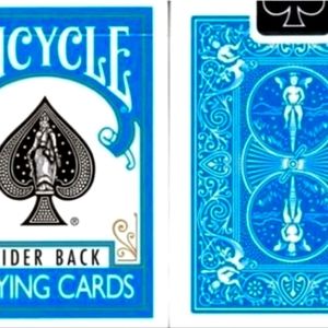 RARE BICYCLE TURQUOISE RIDER BACK PLAYING CARDS